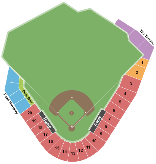 7 17 Credit Union Park seating chart