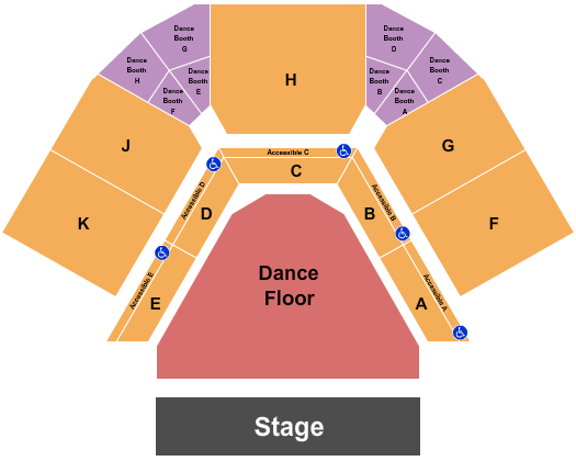 Abba Arena seating chart