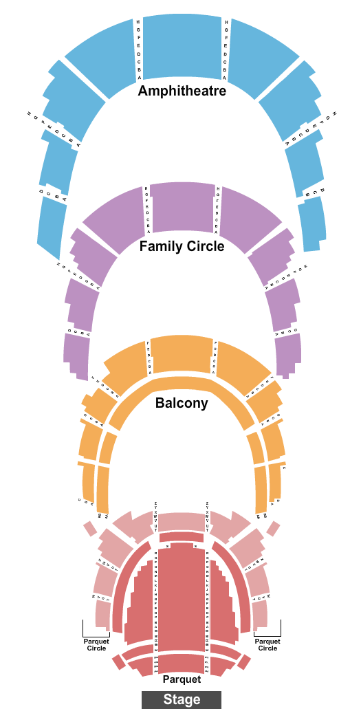 Academy Of Music - PA seating chart