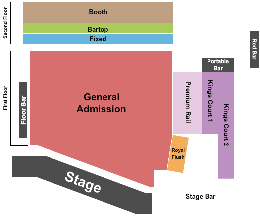 Ace of Spades seating chart