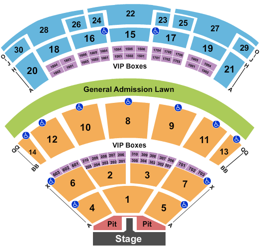 Albany Med Health System at SPAC seating chart