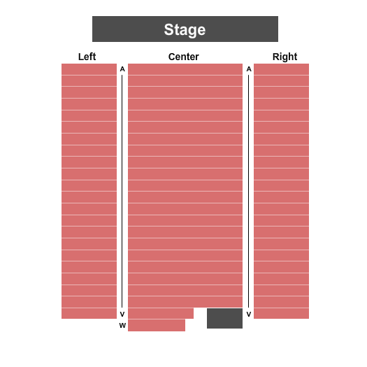 Algonquin Arts Theatre seating chart