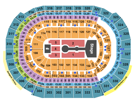 Amerant Bank Arena seating chart