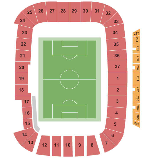 America First Field seating chart