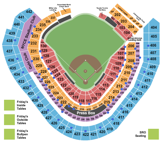 American Family Field seating chart
