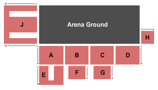 Andy Ballard Arena seating chart