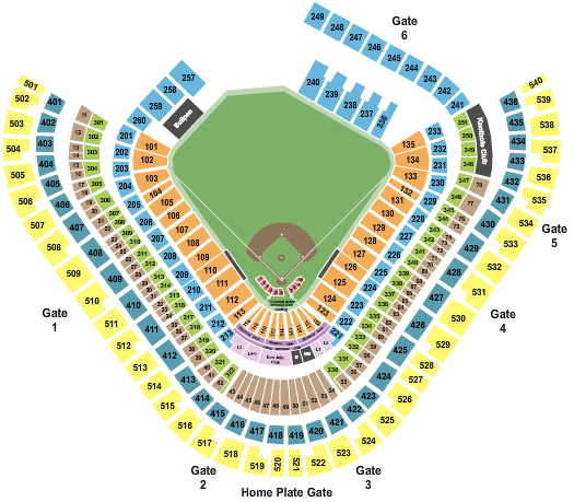 Angel Stadium seating chart