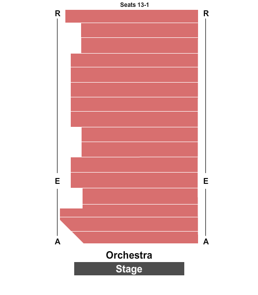 Anne L. Bernstein Theater at The Theater Center seating chart