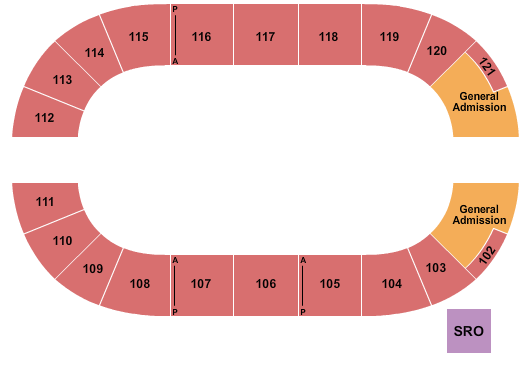 Arena at South Point Hotel And Casino seating chart