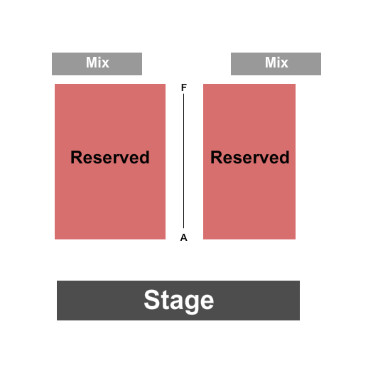Artist Connection Theatre seating chart