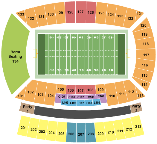 ASU Stadium - Montgomery seating chart