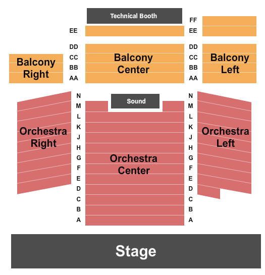 Athens Theatre At New Bern Civic Theatre seating chart