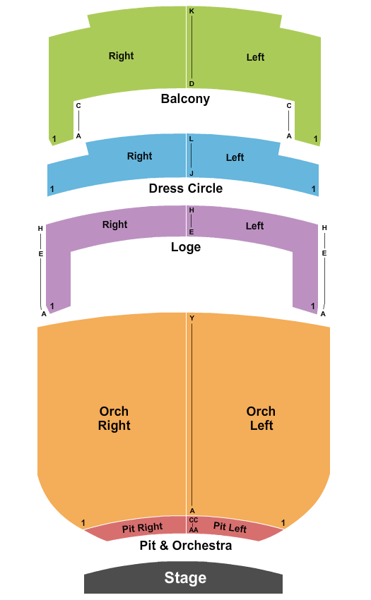Atlanta Symphony Hall seating chart