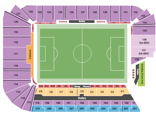 Audi Field seating chart