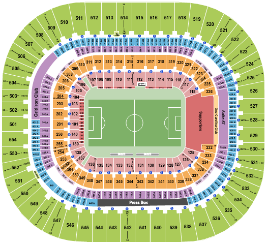 Bank Of America Stadium seating chart