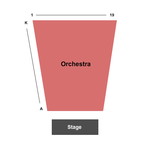 Beardsley Theater at Frauenthal Center for the Performing Arts seating chart