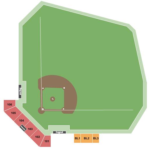 Beaver Field at Jim and Bettie Smith Stadium seating chart