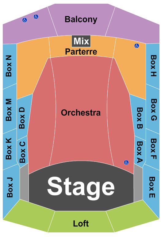 Bella Concert Hall - Mount Royal University seating chart