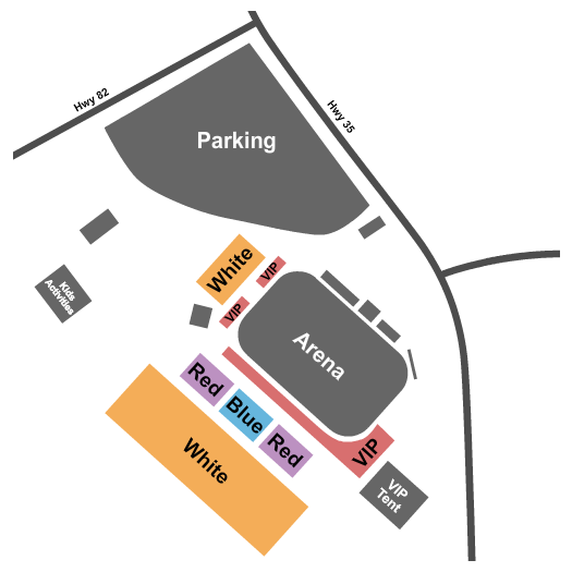 Bigfork Rodeo Grounds seating chart