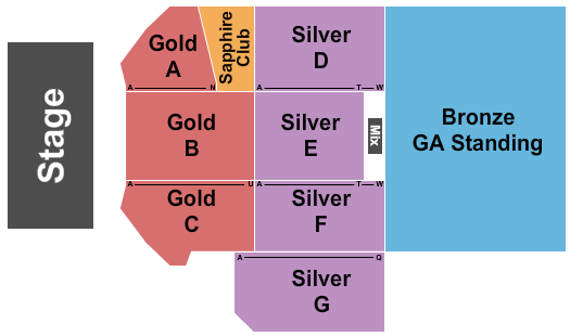 Blue Note Summer Sessions at Meritage Resort seating chart