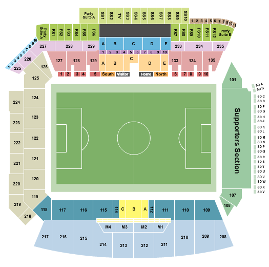 BMO Stadium seating chart