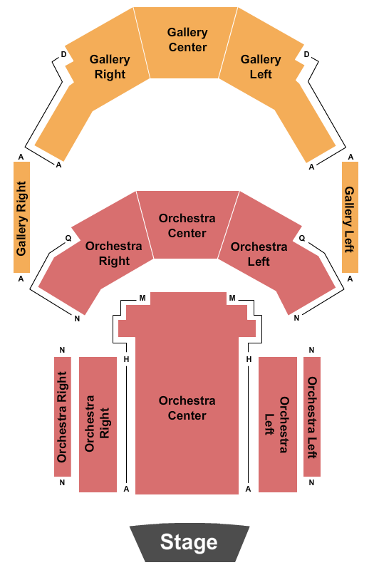 Booth Playhouse seating chart