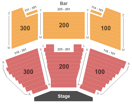 Borgata Music Box seating chart