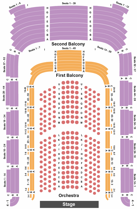 Boston Symphony Hall seating chart