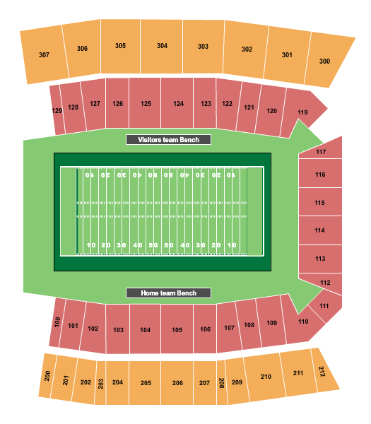 Brooks Stadium - Conway seating chart