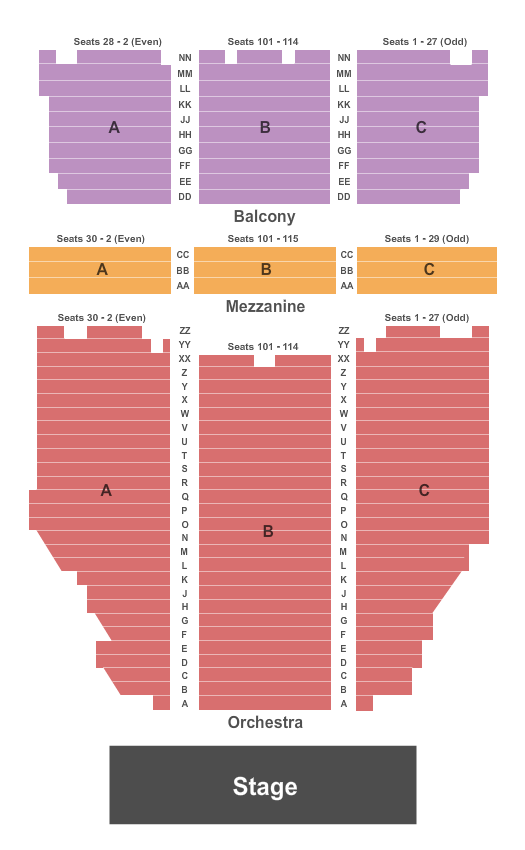 Broome County Forum seating chart
