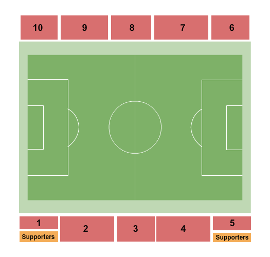 Cabaniss Athletic Complex seating chart