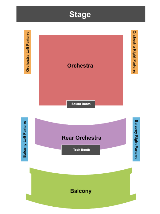 Cain Center For The Arts seating chart