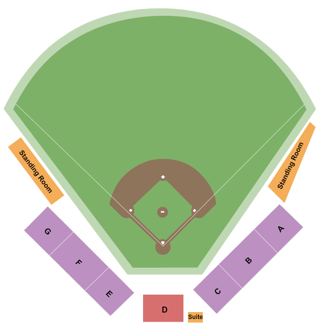 Cairns Field seating chart