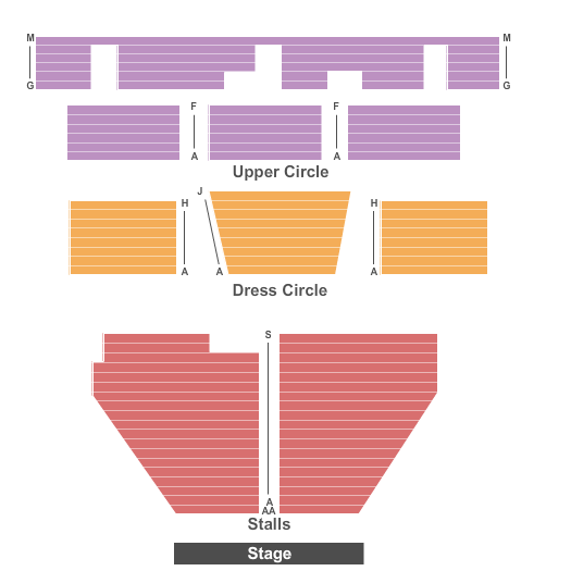 Cambridge Theatre seating chart