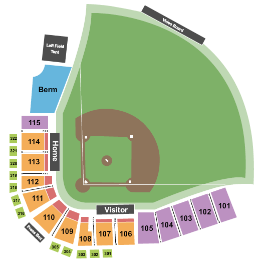 Campanelli Stadium seating chart