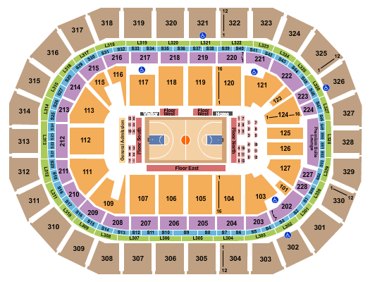 Canada Life Centre seating chart