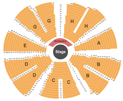 Cape Cod Melody Tent seating chart