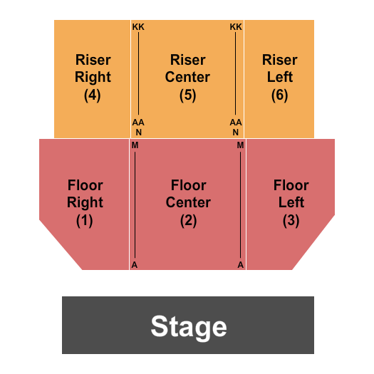 Cape May Convention Hall seating chart