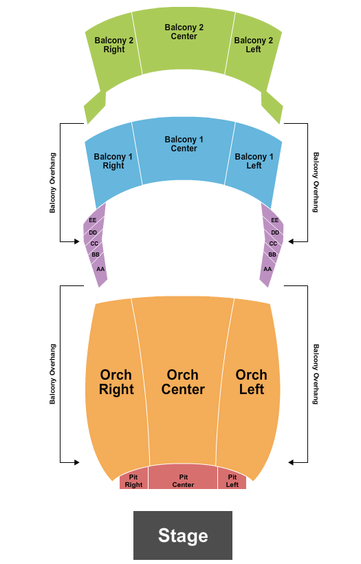 Capital One Hall seating chart