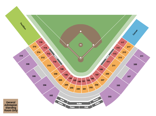 Carilion Clinic Field At Salem Memorial Ballpark seating chart