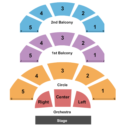 Carnegie Music Hall of Oakland - Pittsburgh seating chart