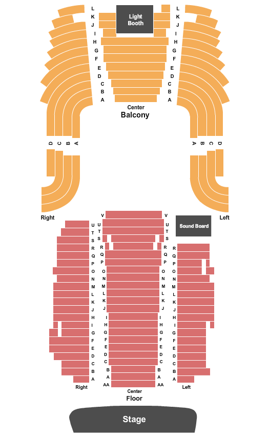 Carnegie of Homestead Music Hall seating chart