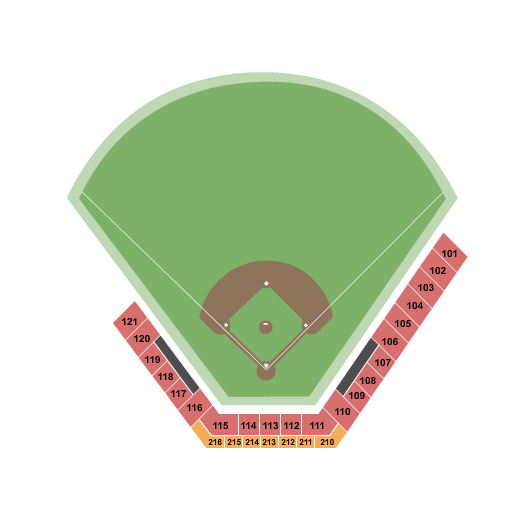 CaroMont Health Park seating chart