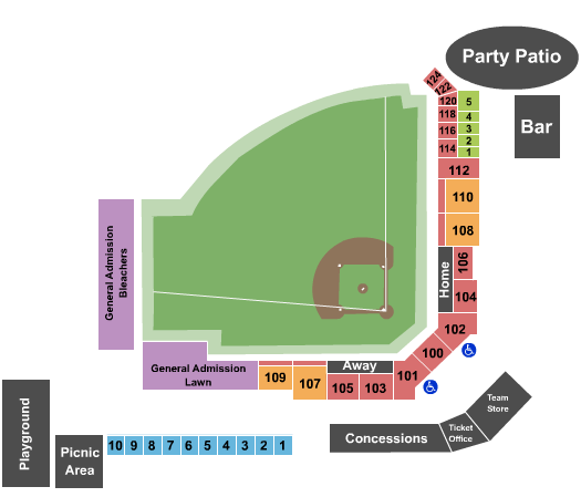 CarShield Field seating chart