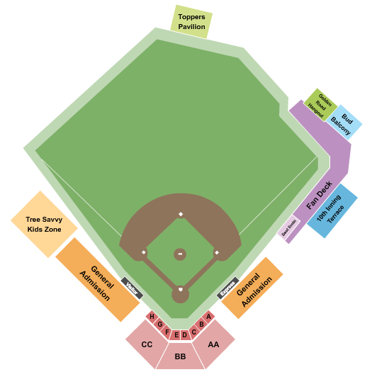 Carson Park - WI seating chart