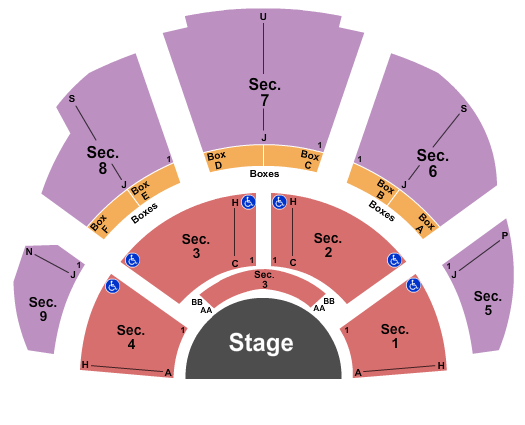 Casa Manana seating chart