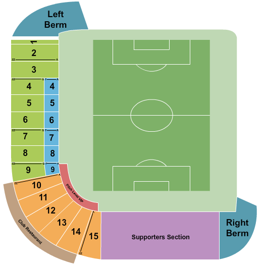 Cashman Field seating chart