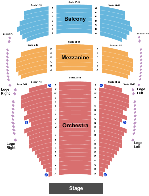 Castle Theater at Maui Arts & Cultural Center seating chart
