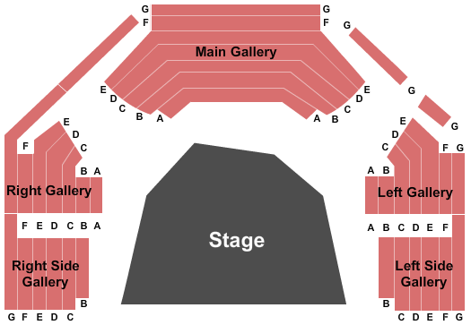 Centre Stage - Greenville seating chart