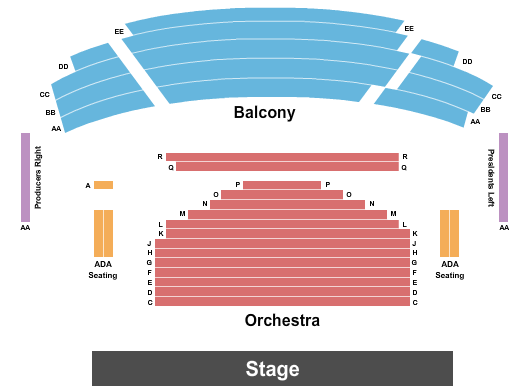 Chapman Cultural Center seating chart